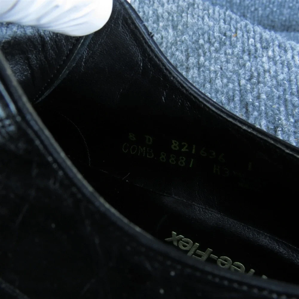 Freeman Free-Flex Men Oxford Shoes Size 8 Medium Black  Lace‎ Up